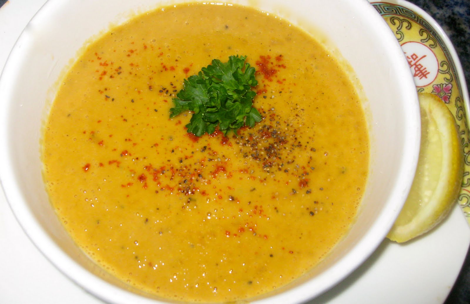 middle eastern red lentil soup