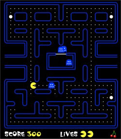 capture d'écran Pacman démarrage