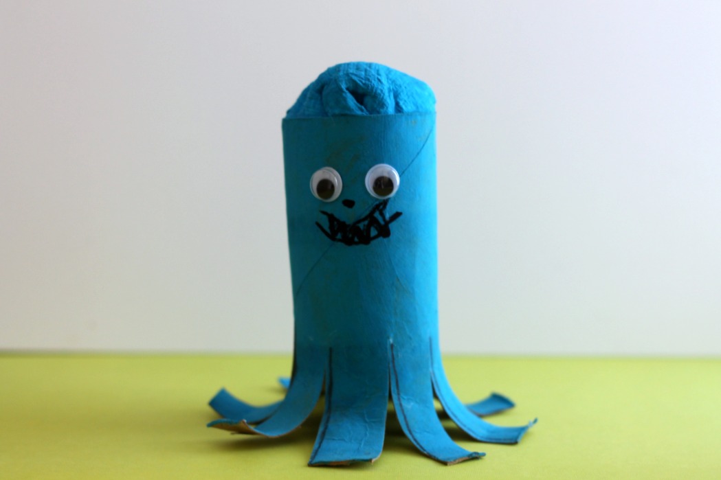 Keepin' 2 Boys Busy Toilet Paper Roll Octopus