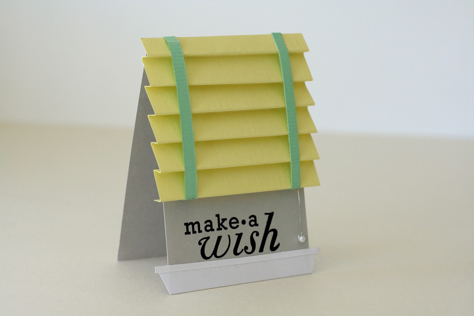 Notable Nest Window Blinds Birthday Card [PTI Blog Hop]