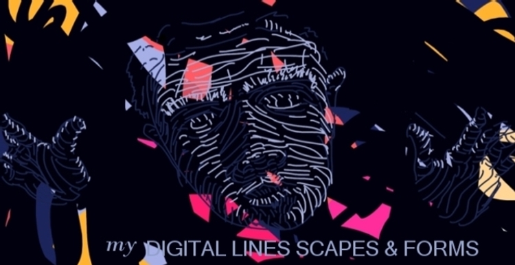 my digital lines scapes & forms
