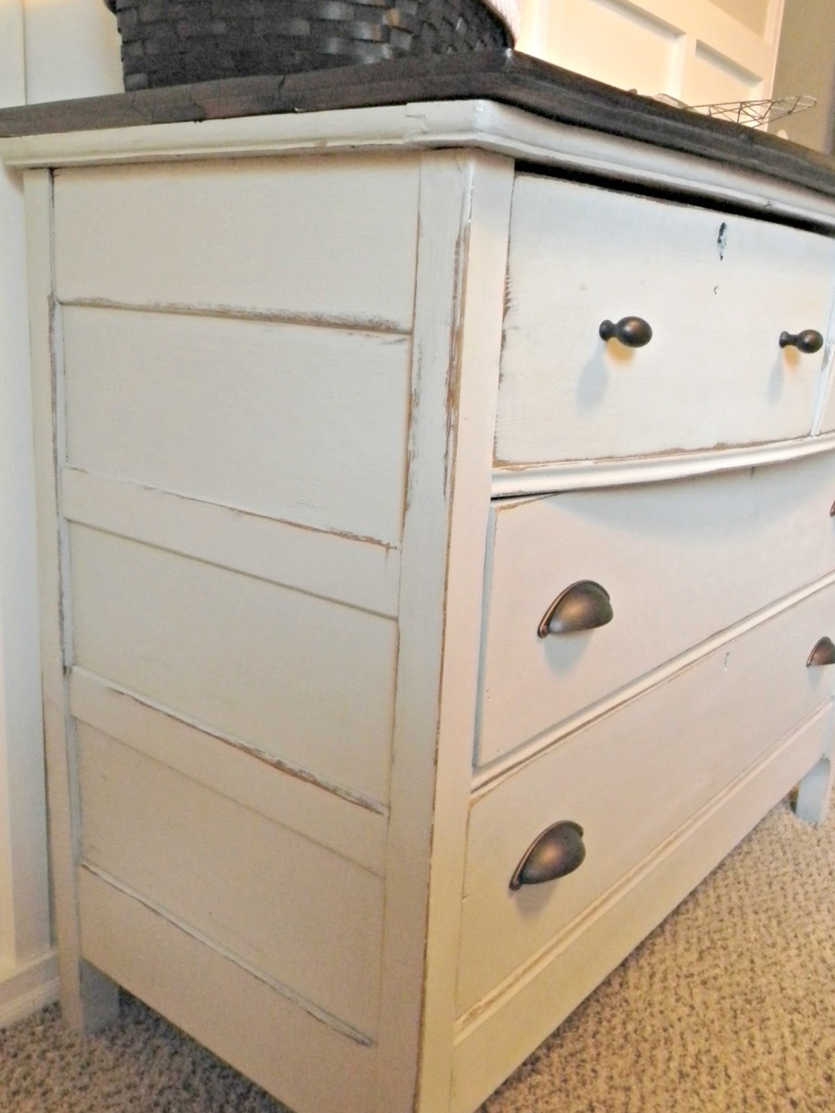 Chalk paint & stain Nursery dresser, Dresser, Ikea dresser
