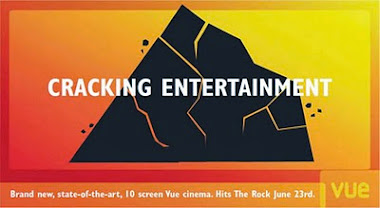 Poster campaign for the new Vue cinema at The Rock