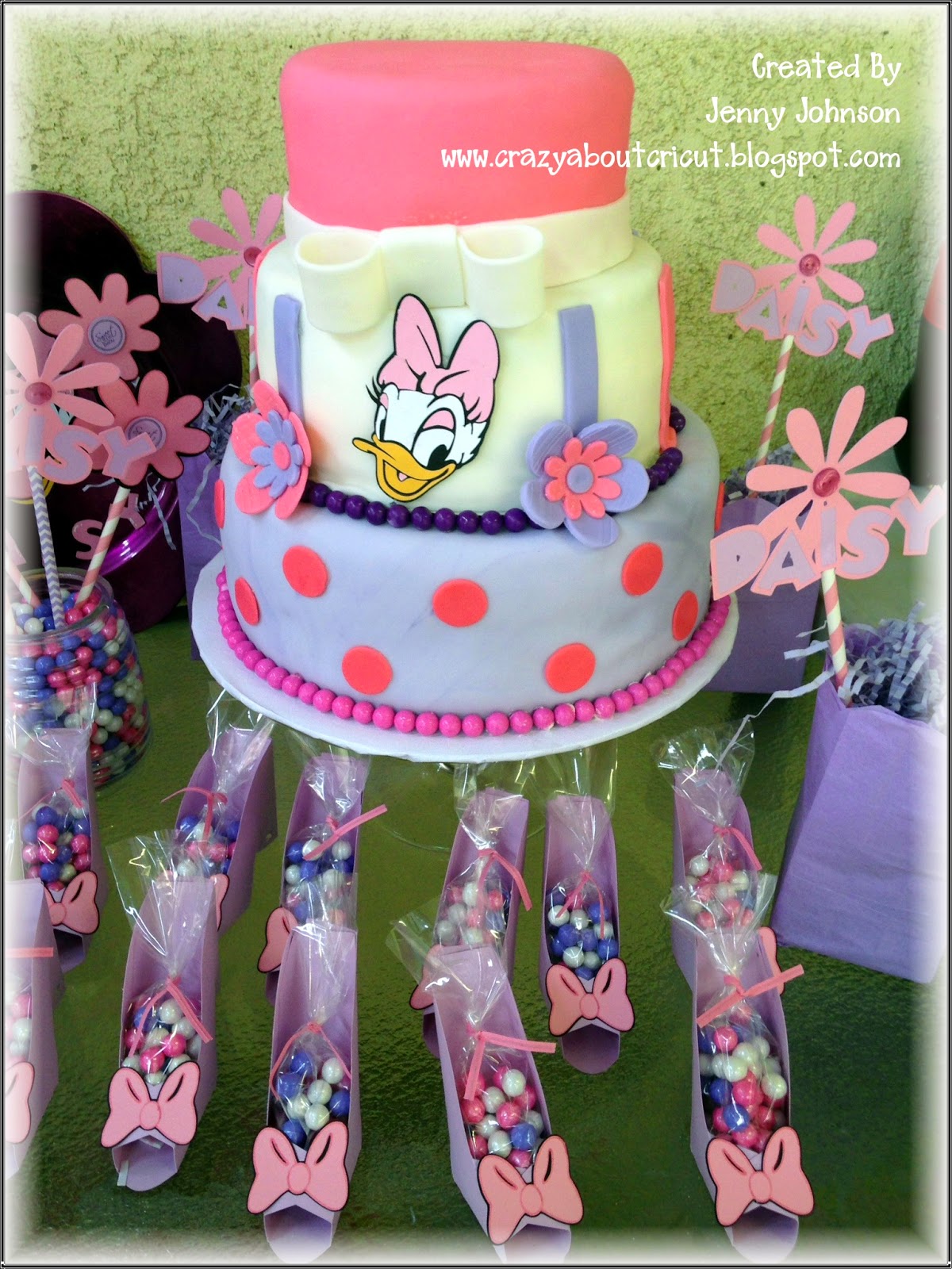 Crazy About Cricut: Daisy Duck Baby Shower
