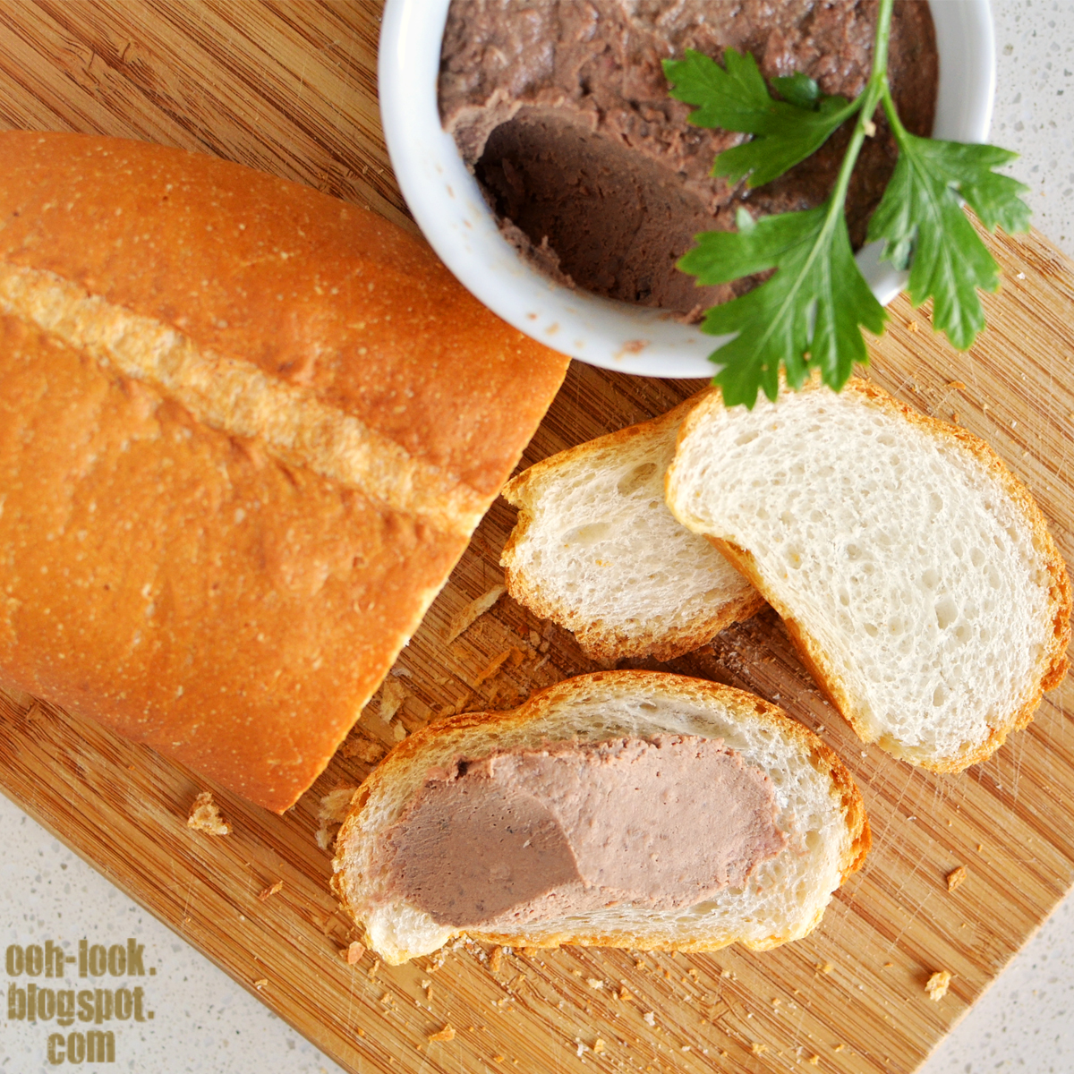 Ooh, Look... Vietnamese chicken pork liver pâté and a bad cat