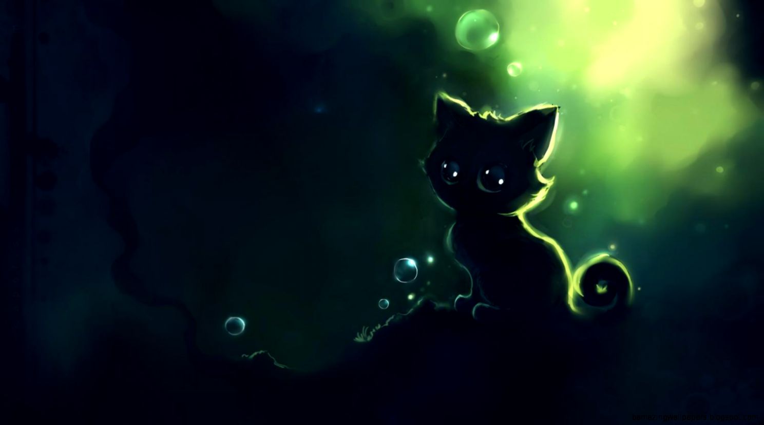 Cute Anime Kitten Wallpaper | Amazing Wallpapers