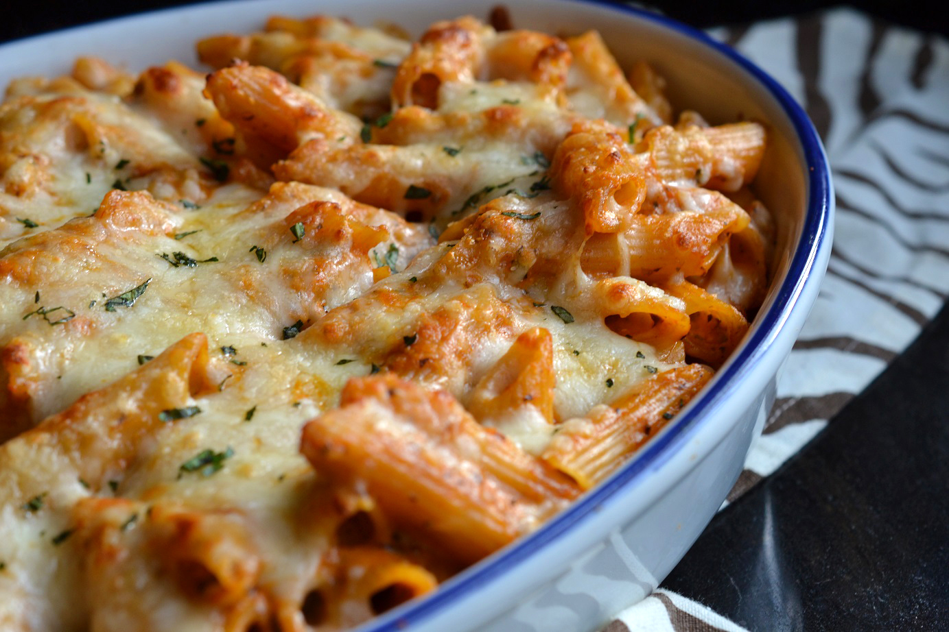 Greedy Girl Baked Penne a la Vodka