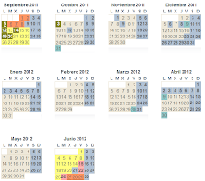 calendario escolar 2011/2012