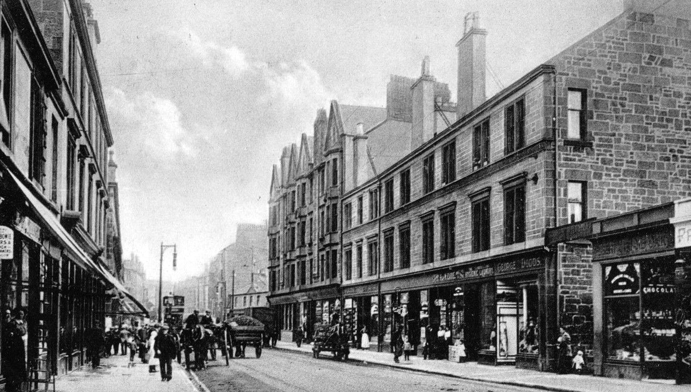 Tour Scotland Photographs Old Photographs Main Street Cambuslang Scotland