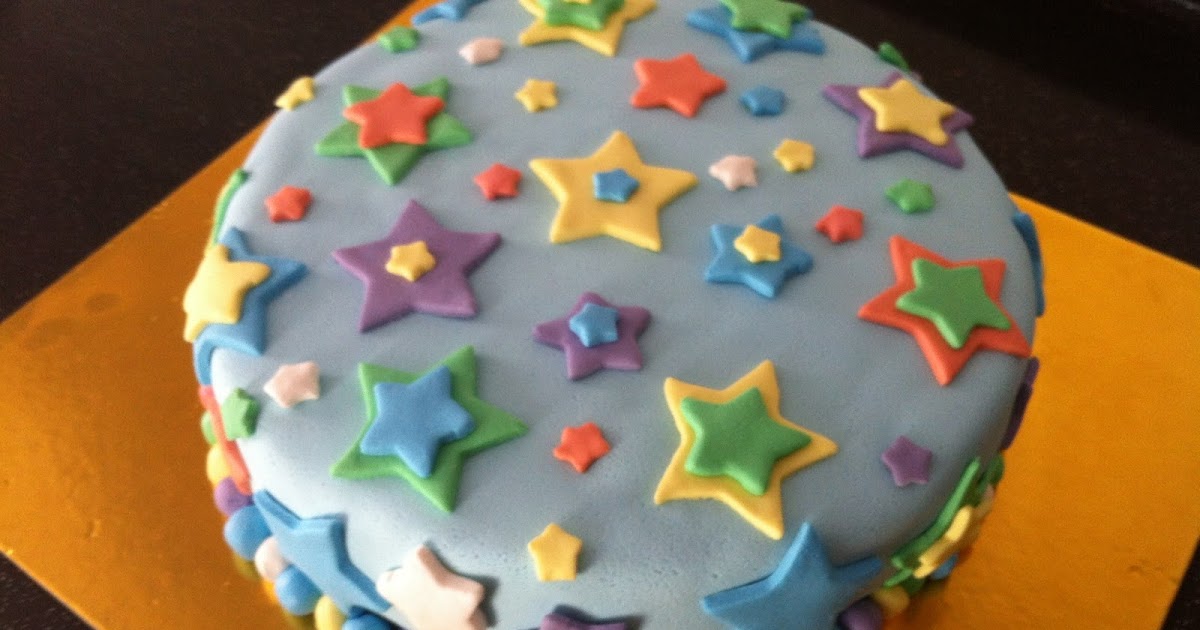 Sanattır Yemek Yıldızlı Seker Hamuru Pasta