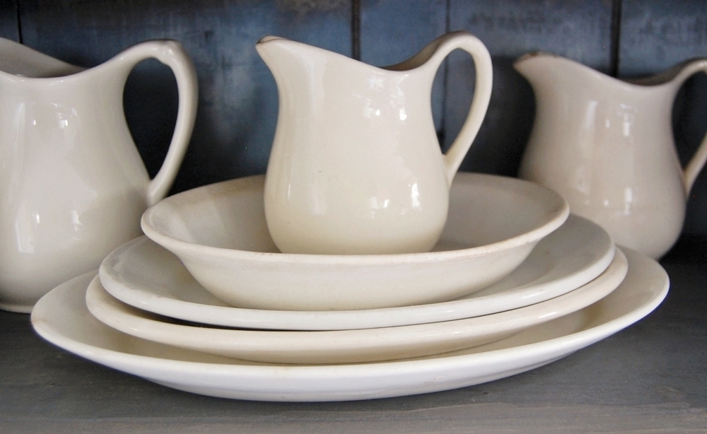 Frog Goes to Market My Antique Ironstone Collection