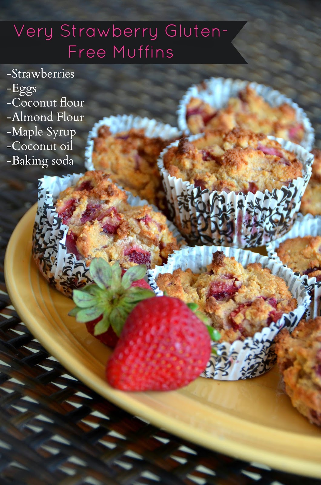 My Cherry Tree GlutenFree Strawberry Muffins