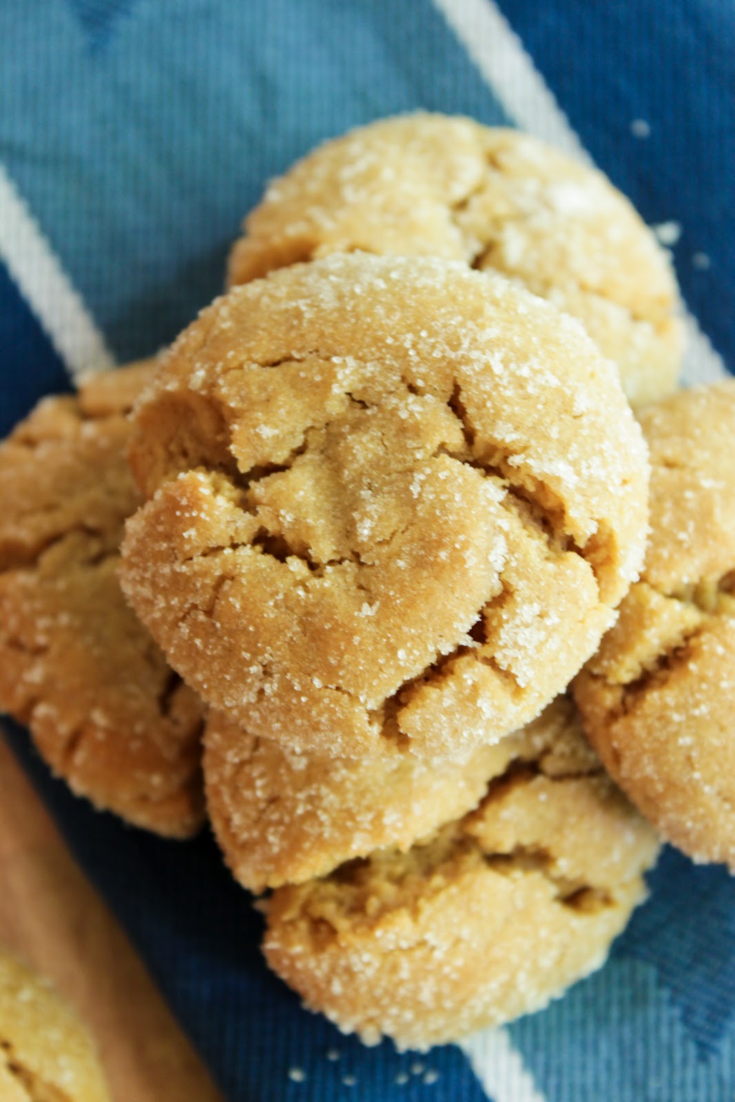The Busty Baker Chewy Peanut Butter Cookies
