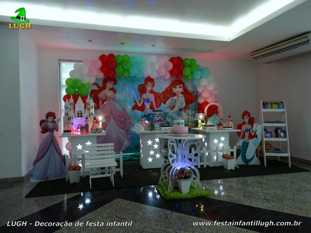 Decoração Princesa Ariel para festa infantil - Provençal simples Decoração Princesa Ariel para festa infantil - Aniversário feminino - Jacarepaguá-RJ