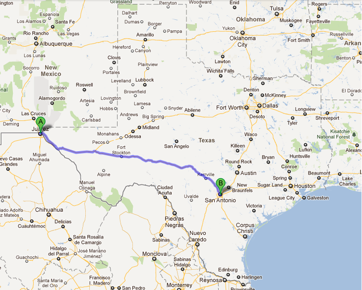 san antonio to el paso drive