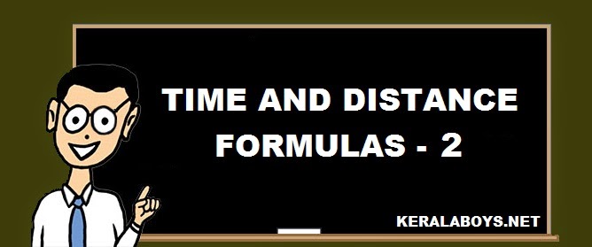 Time and Distance Formulae - 2