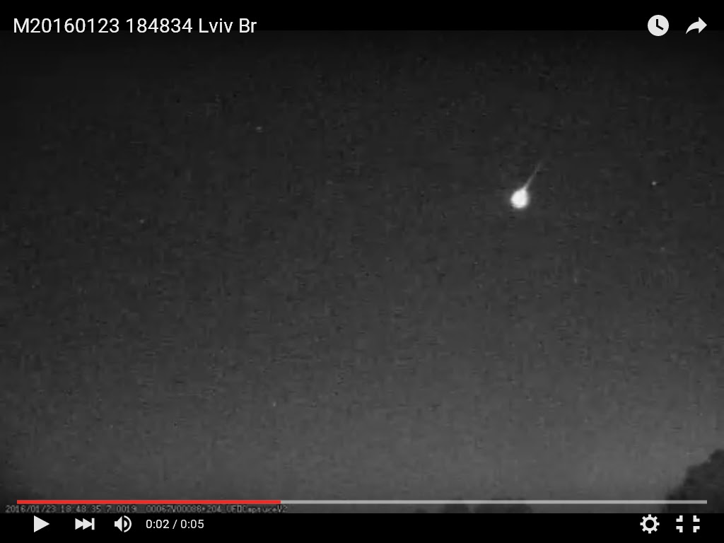 The Latest Worldwide Meteor/Meteorite News Lviv, Ukraine Fireball