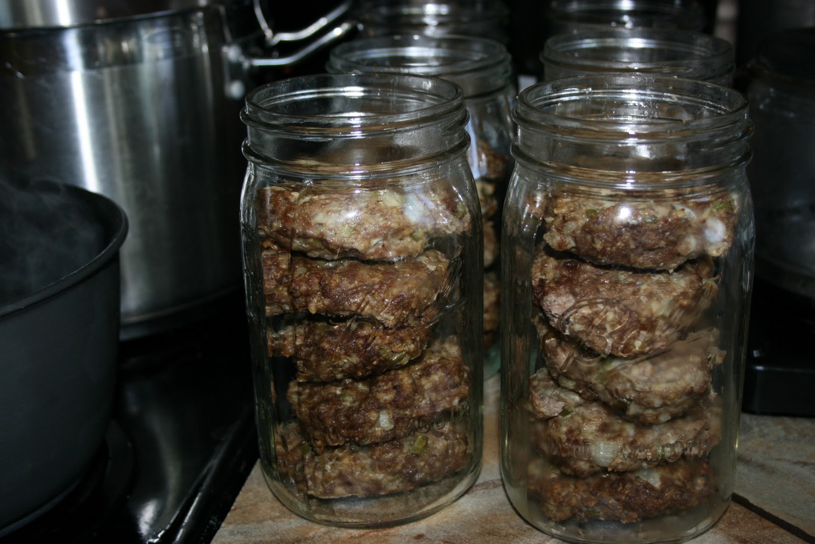 Challenged Survival Canning Meatloaf for Meals in a Jar