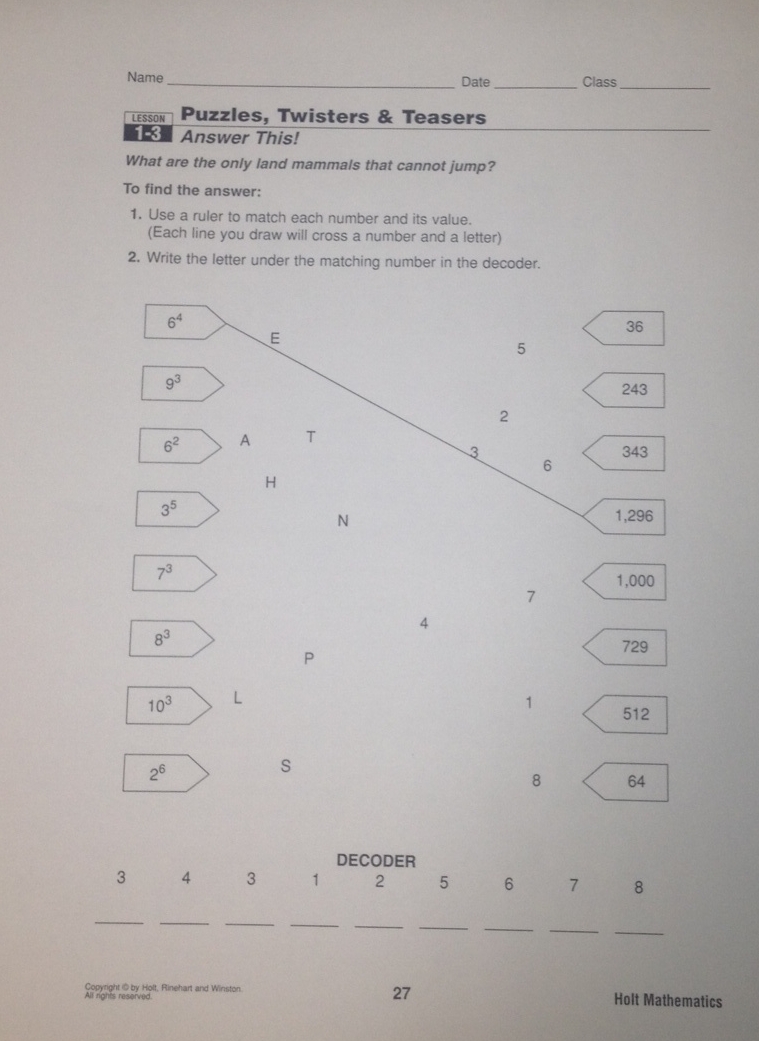Mrs. White's 6th Grade Math Blog: MORE EXPONENTS
