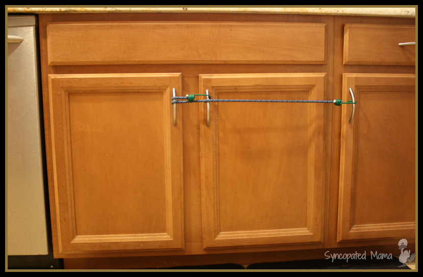 Syncopated Mama How To Baby Proof With Bungee Cords