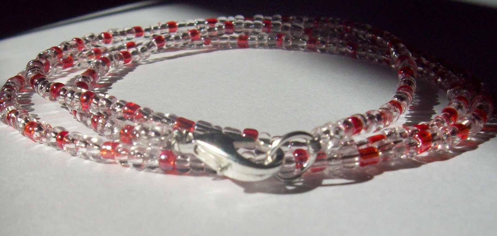 The Philosopher's Wife Beaded (Christmas?) Bracelet