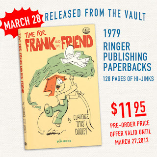 Time for Frank and His Friend by Clarence 'Otis' Dooley - March 28, 2012 release - Curio and Co. Curio & Co. www.curioandco.com - Design by Cesare Asaro and Kirstie Shepherd