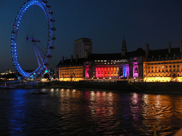 London Eye and County Hall, Westminister, United Kingdom
