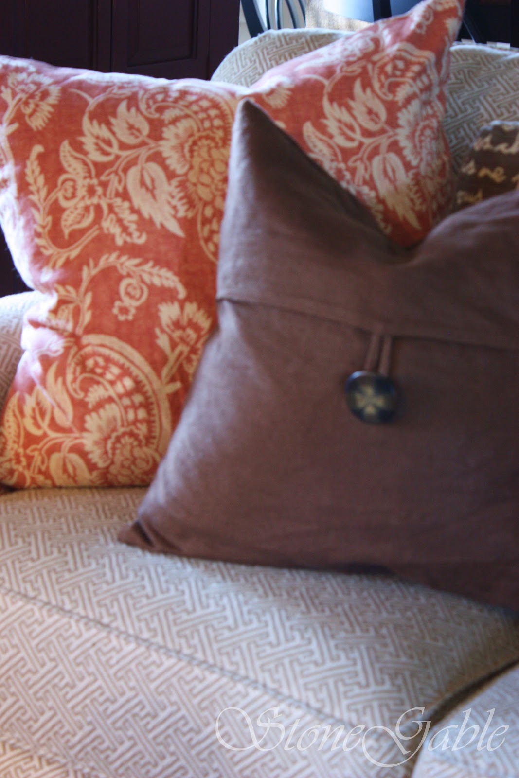 Poofing The Fall Pillows Stonegable