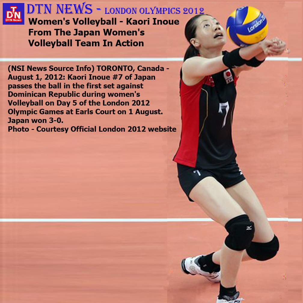 DTN News LONDON OLYMPICS 2012 Women's Volleyball Kaori Inoue From