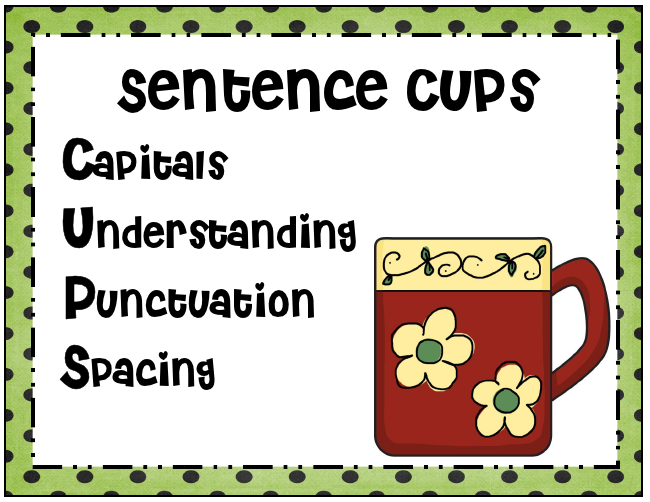 Creative Teaching Sentence Structure Freebie