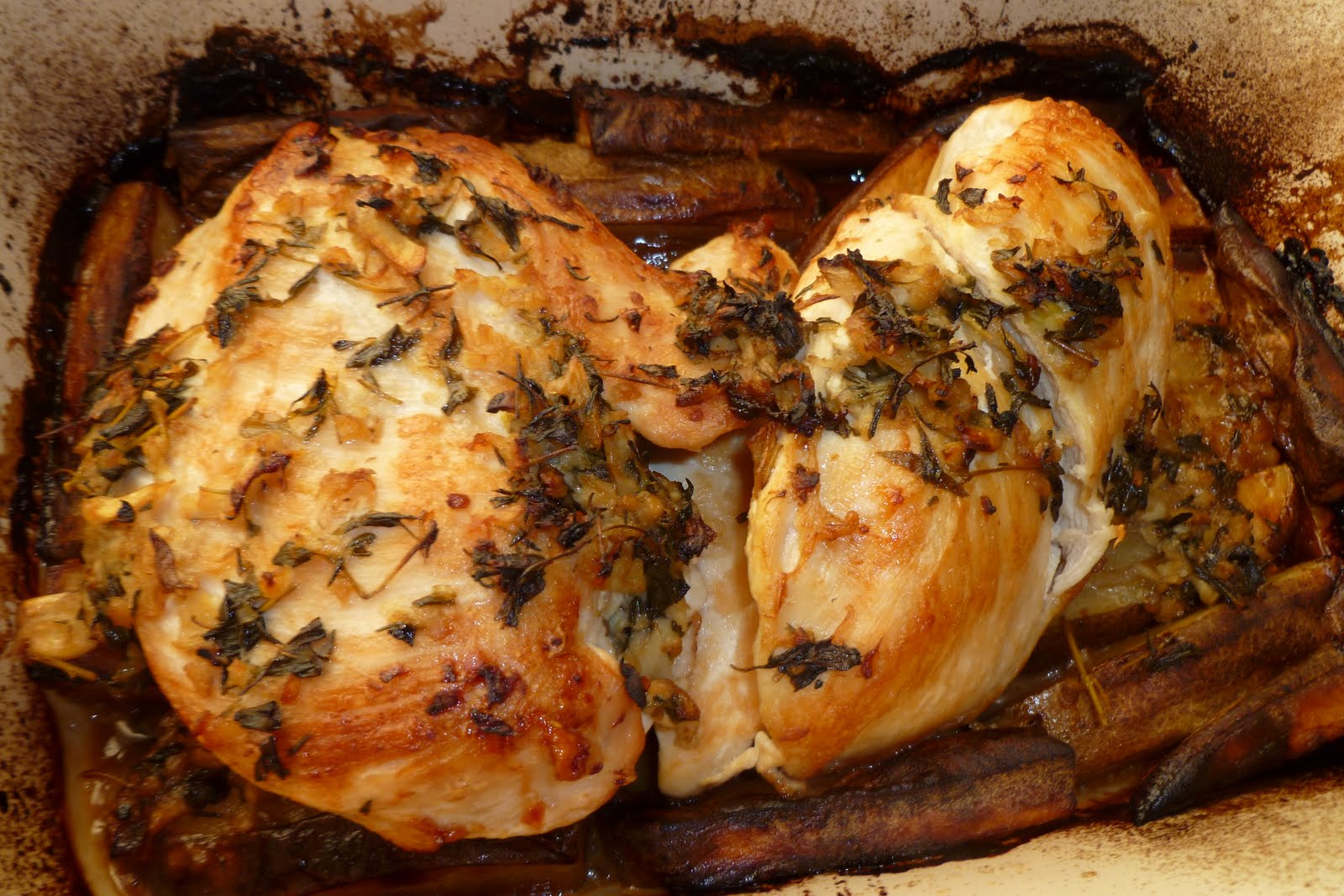 The Pastry Chef's Baking Chicken Vesuvio