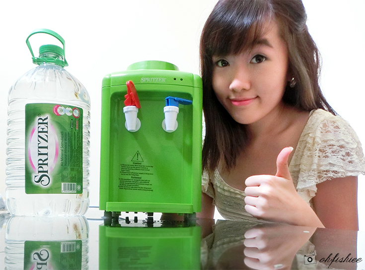 spritzer water dispenser hot and cold