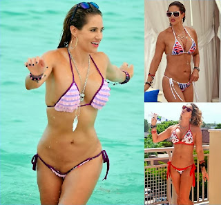 Jennifer Nicole Lee Pink Bikini Miami Beach