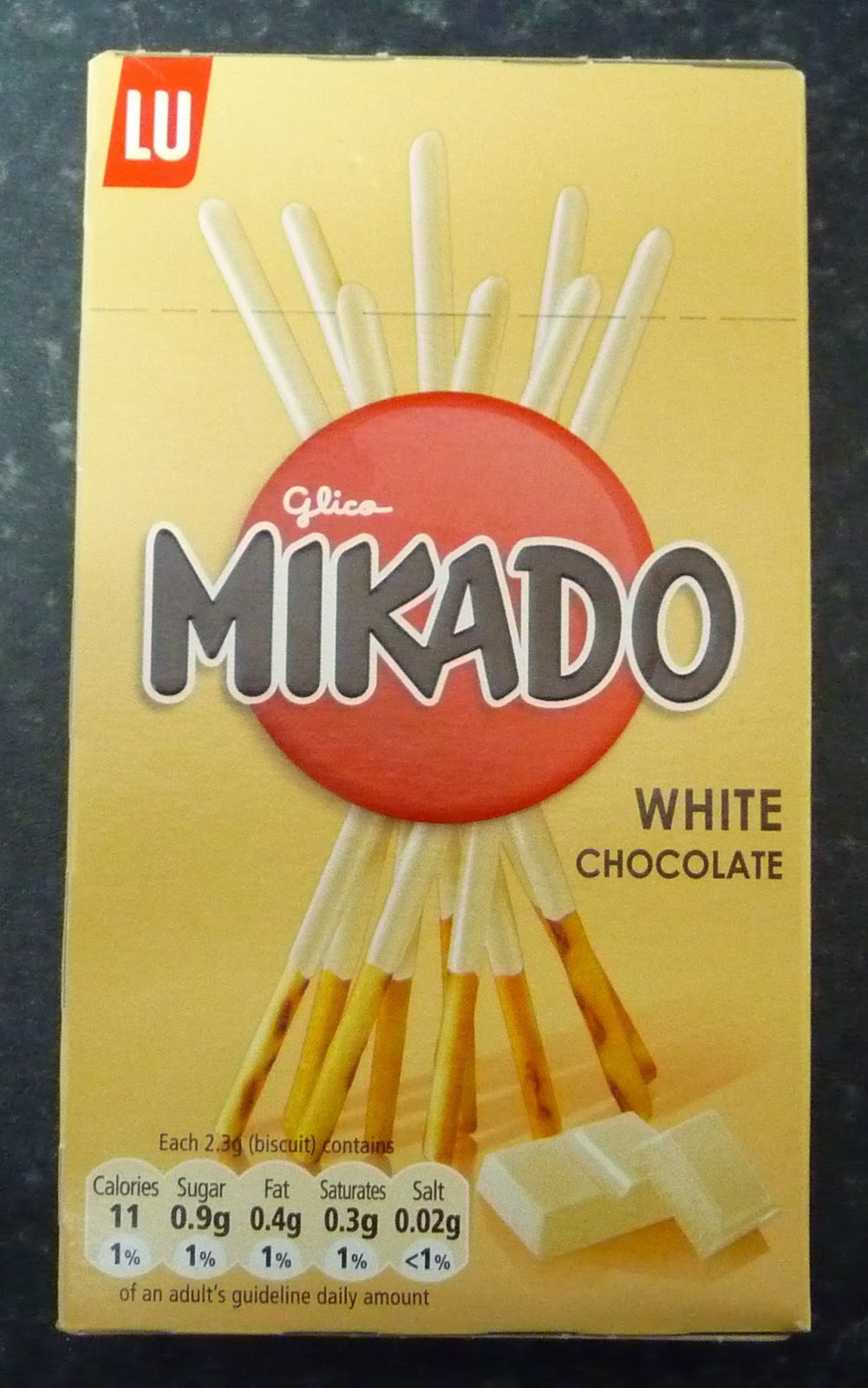 Something to look forward to Lu Glico Mikado (white chocolate)