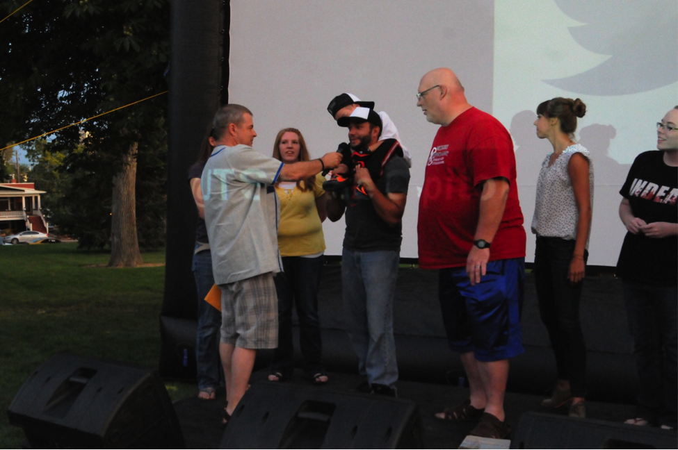 Doing a voice impersonation of ...