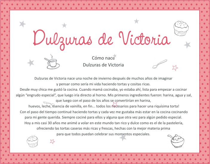 Dulzuras de Victoria