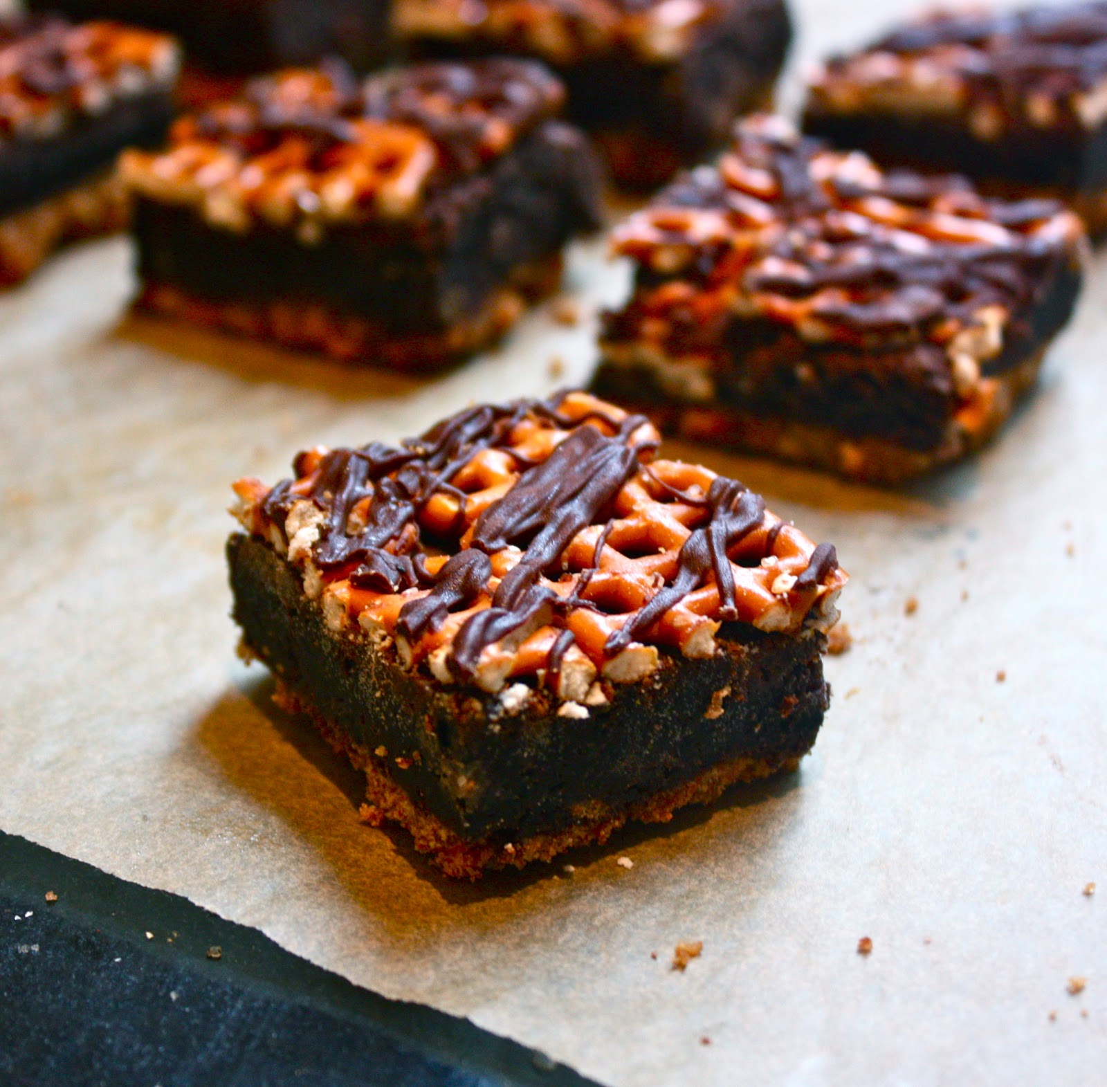 Cannella Vita nutella pretzel brownies