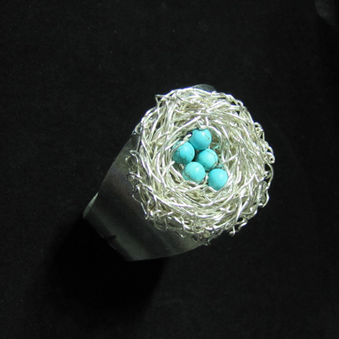 Bird Nest Jewelry Cuff