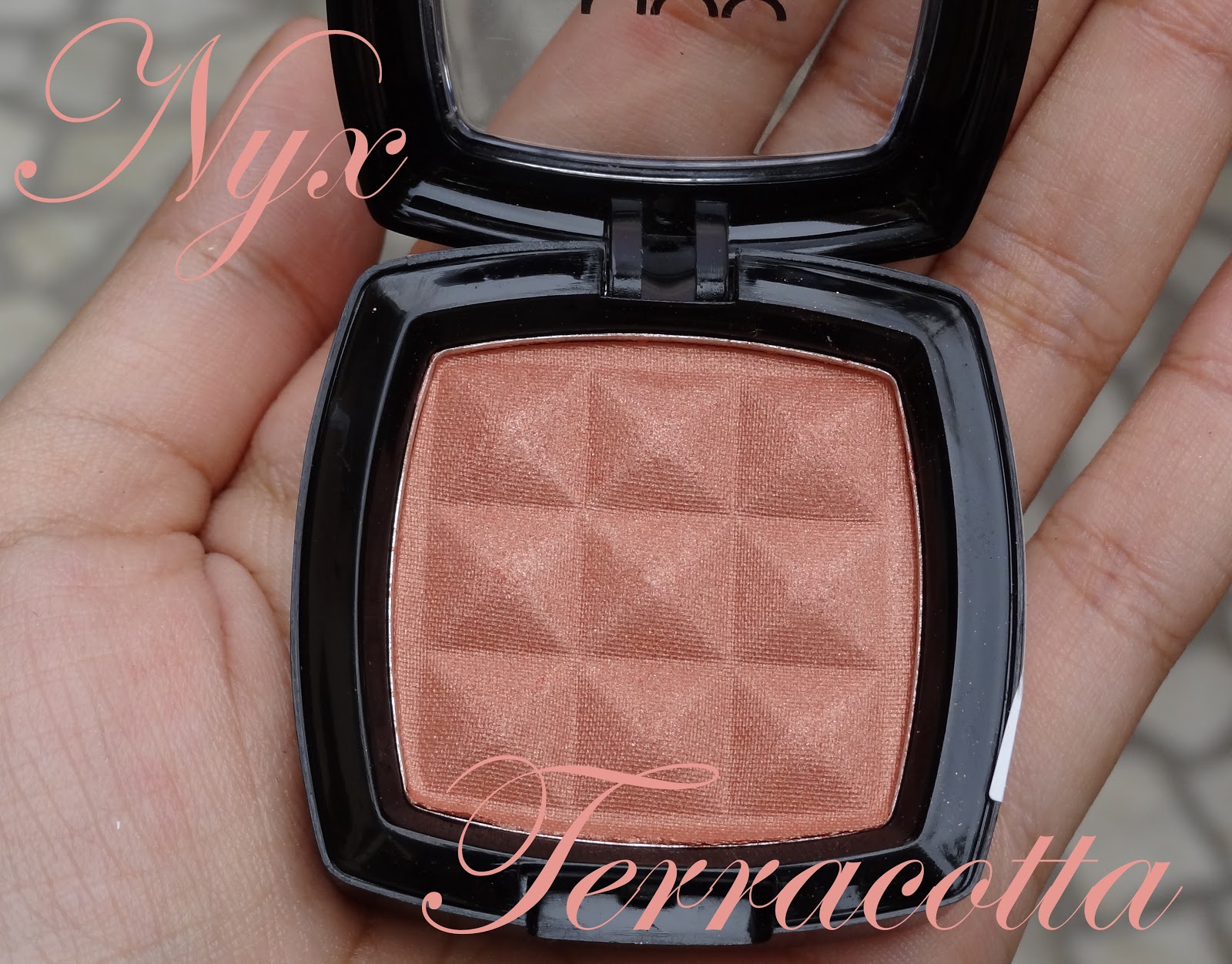 Nyx Terracotta Blush Swatches, Review, Photos Peachesandblush