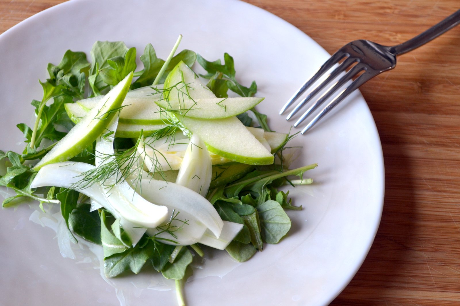 Hardly Housewives Green Apple Fennel Salad