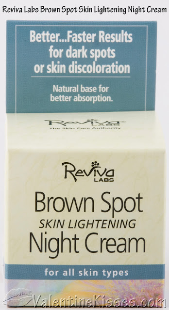 Reviva Labs Brown Spot Skin Lightening Night Cream -- pics, swatches 