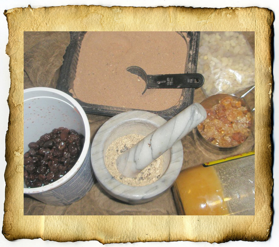 THE ARTISTIC WITCH Making Kyphi or Kapet, the Egyptian traditional