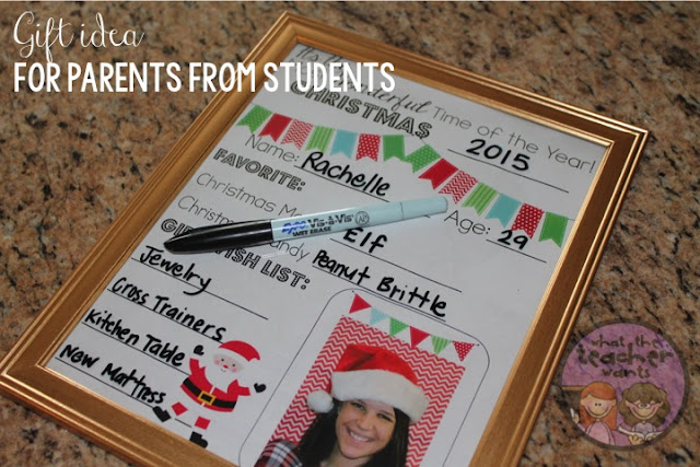 'the gift of the magi' questions What the Teacher Wants!: Christmas Gift Idea: From Students to their Parents