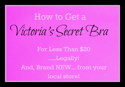 How to get a Victoria's Secret Bra Super Cheap