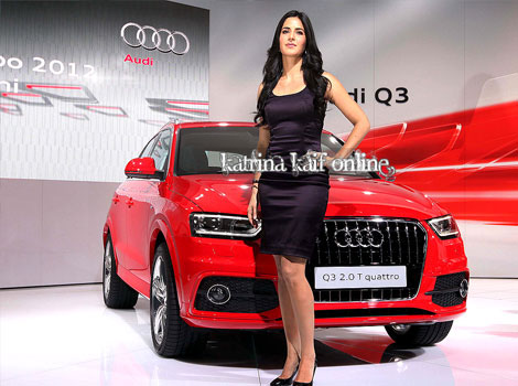 Katrina Kaif Auto Expo 2012 1 - Katrina Kaif Auto Expo 2012 Audi Q3 Launch Pic