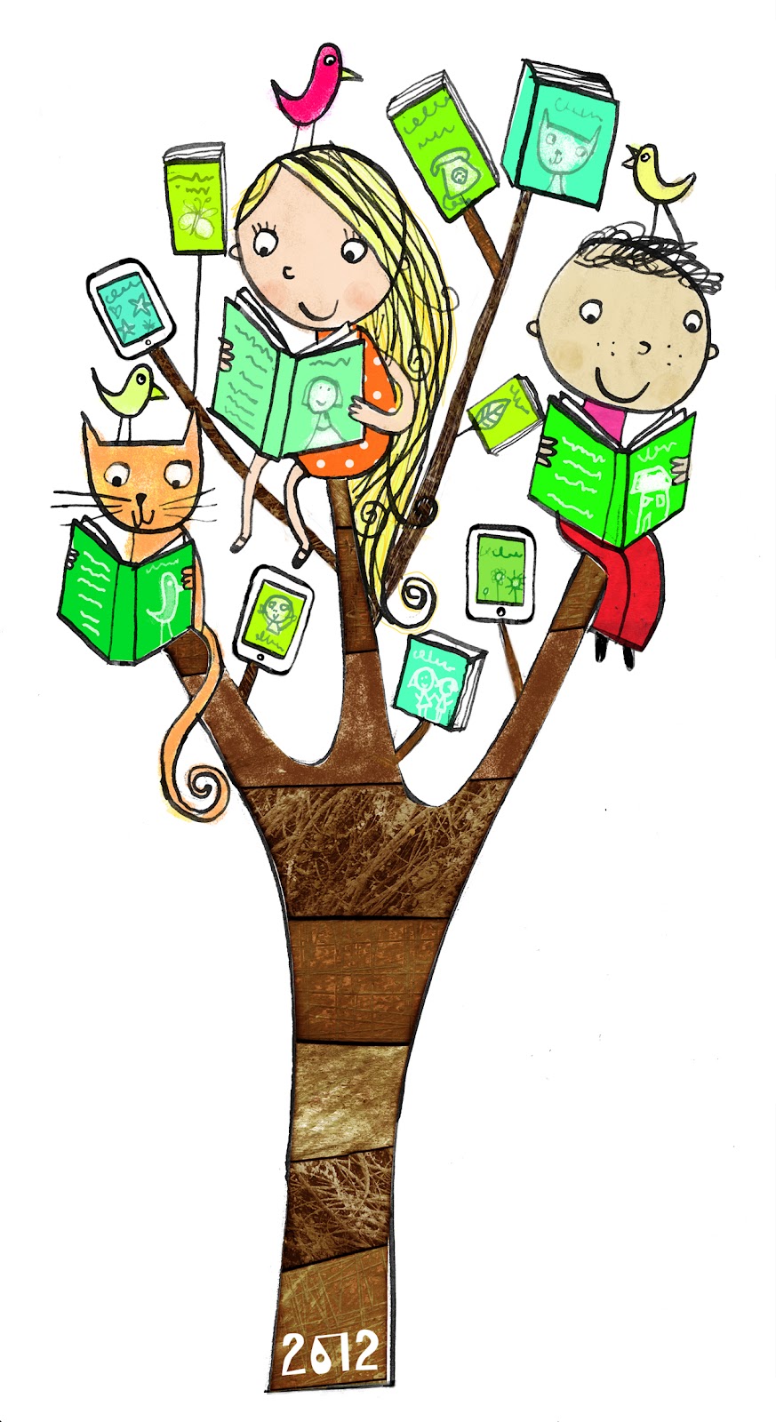 wonkybutton Nosy crow appy book tree