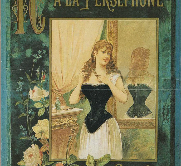 DELIGHTFUL CLUTTER...by Rose A VINTAGE CORSET POSTER!