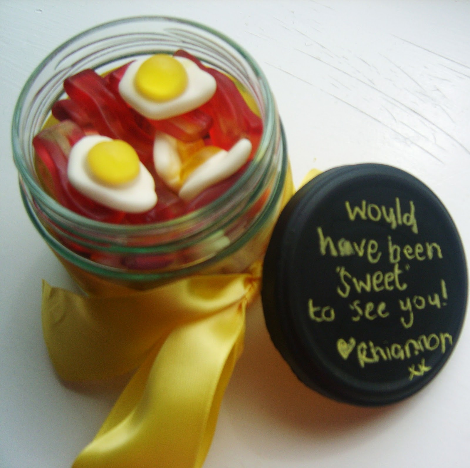 my handcrafted home Chalk Paint Jar Lids (quickie craft)