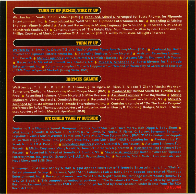 Promo, Import, Retail CD Singles & Albums Busta Rhymes Turn It Up