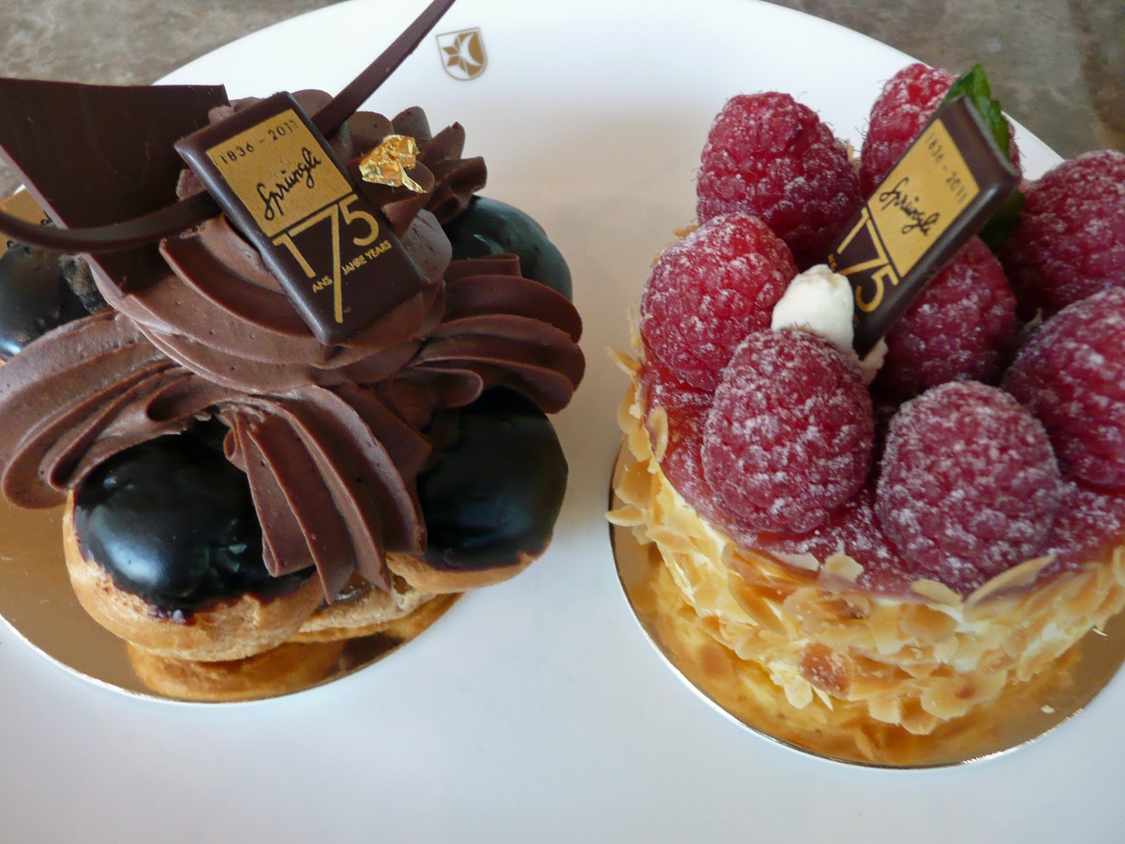 Princesse Étourdie Pastry Tour "Café Sprüngli" Zurich (Switzerland)